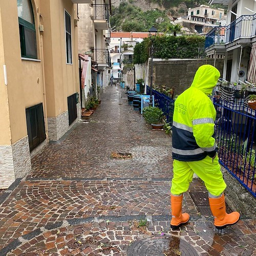 Mareggiate e nubifragi in Costiera Amalfitana: monitoraggio e prevenzione hanno ridotto i disagi [FOTO]