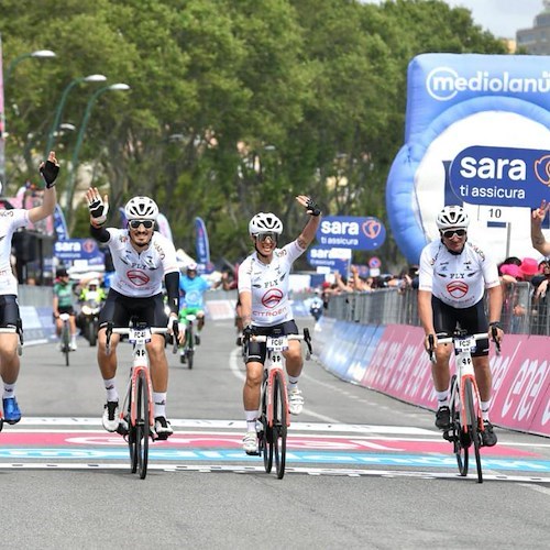 Maria Pia Di Lieto di Minori tra gli atleti amatori del Giro-E con tappa Sorrento-Napoli