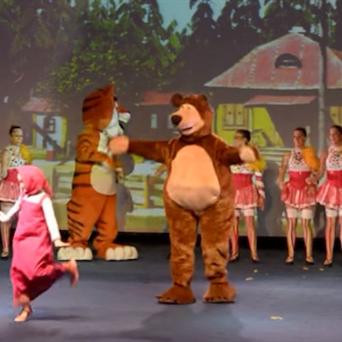 'Masha e Orso Live Show': 19 agosto a Maiori il musical del cartone animato più amato dai bambini