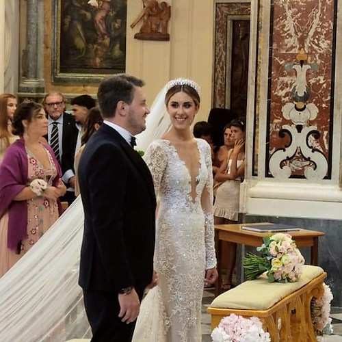 Matrimonio da favola ad Amalfi per Francesca Faratro e Ciro Contaldo 