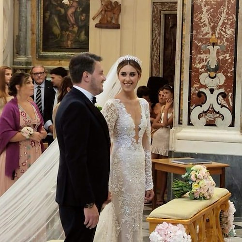 Matrimonio da favola ad Amalfi per Francesca Faratro e Ciro Contaldo 