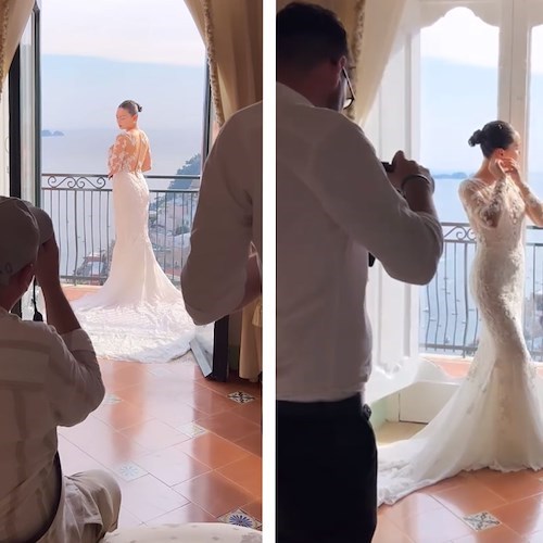 Matrimonio da sogno a Positano per la pianista italo-cinese Rossina Grieco e il suo David