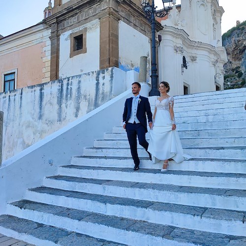 Matrimonio da sogno tra Ravello e Amalfi per Valentino Vicedomini ed Elisa Genchi