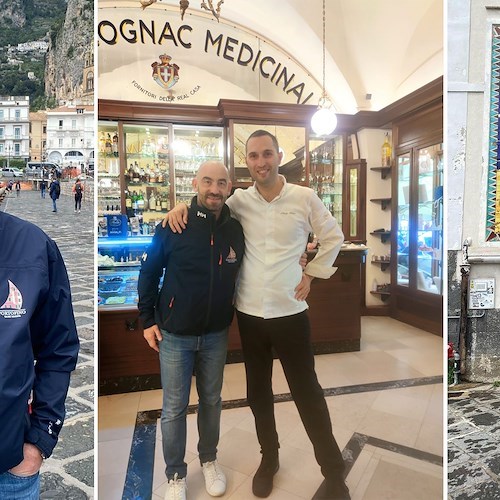 Matteo Bassetti in Costiera Amalfitana: dalle terrazze del Belmond Hotel Caruso alla Pasticceria Pansa /Foto