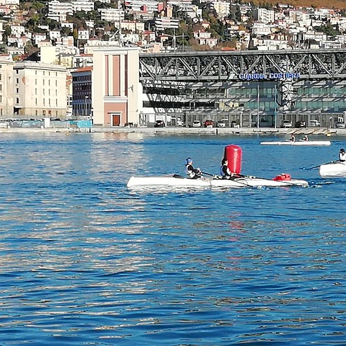 Mennella-Amendola coppia d'oro del canottaggio: trionfo al Borin Coastal Rowing di Trieste
