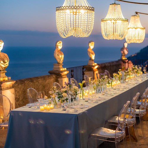 Meraviglia Ravello: a Villa Cimbrone si cena con le Stelle dal balcone a picco sul mare
