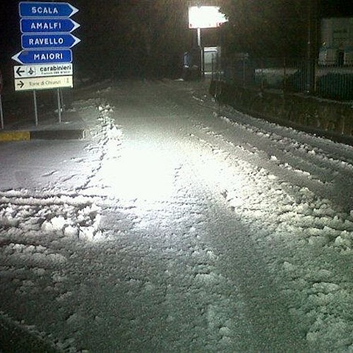 Meteo Campania: calano le temperature, prime nevicate ad alta quota