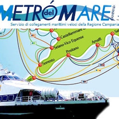 Metrò del Mare, da 1° luglio 4 linee tra Napoli, Capri, Salerno e le Coste Amalfitana e Cilentana