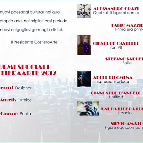 "Migrazioni artistiche": 21-31 maggio una collettiva d'arte a Maiori