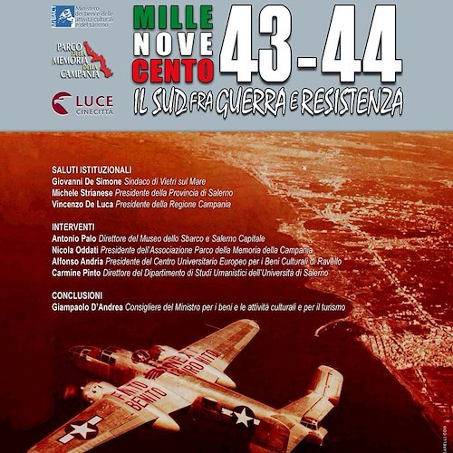 “Mille novecento 43-44: il Sud tra guerra e resistenza”, 9 settembre si inaugura mostra a Vietri sul Mare