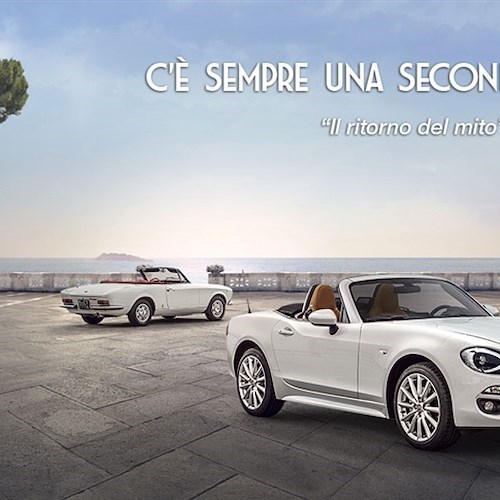 Mini spot Fiat 124 Spider tra Amalfi, Positano e Sorrento lancia il concorso 'Roads' /VIDEO