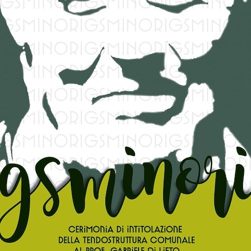 Minori, 29 dicembre l'intitolazione della tendostruttura al professor Gabriele Di Lieto