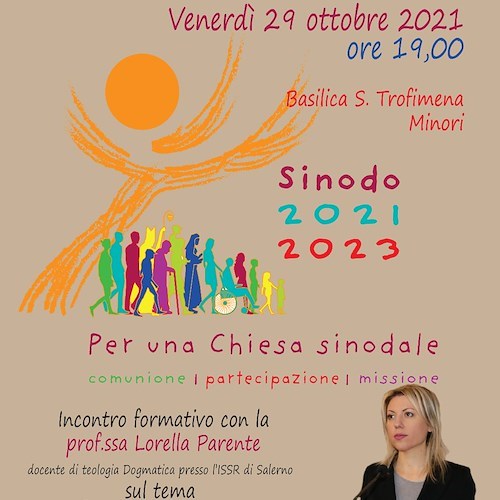 Minori, 29 ottobre incontro formativo per un cammino sinodale