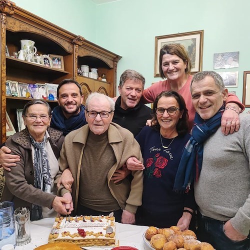 Minori, auguri a Trofimena e Antonio che festeggiano 65 anni di matrimonio