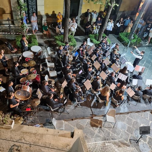 Minori, buona la prima per la neo Orchestra di Fiati Giovanile “Costa d'Amalfi”