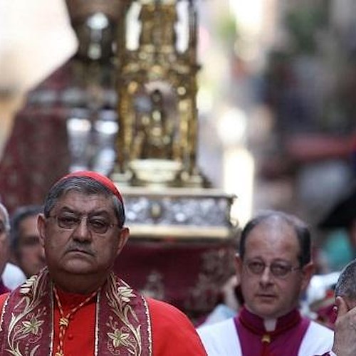 Minori, Cardinale Sepe chiude celebrazioni 225° anniversario ritrovamento Sacre Reliquie di Santa Trofimena