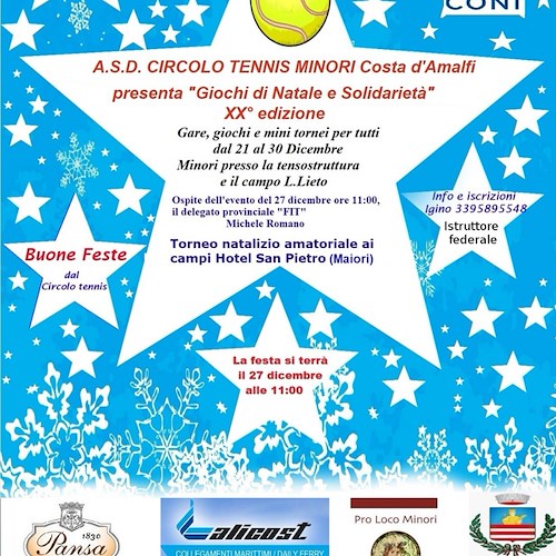 Minori: domani al "Leo Lieto" la manifestazione sportiva "Giochi di Natale e Solidarietà"