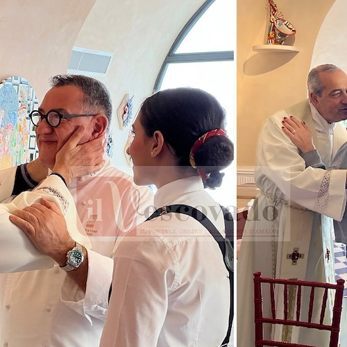 Minori, dopo la benedizione di Don Ennio stasera si inaugura il ristorante "Sal De Riso Gourmet"