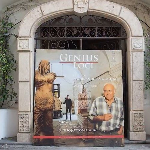 Minori esalta il 'Genius loci': l’arte di Ferdinando Ambrosino evoca simboli e miti greco-romani [VIDEO]
