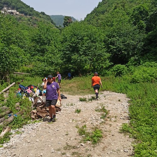 Minori, gli scout del gruppo Agesci ripuliscono località Auriola [FOTO]