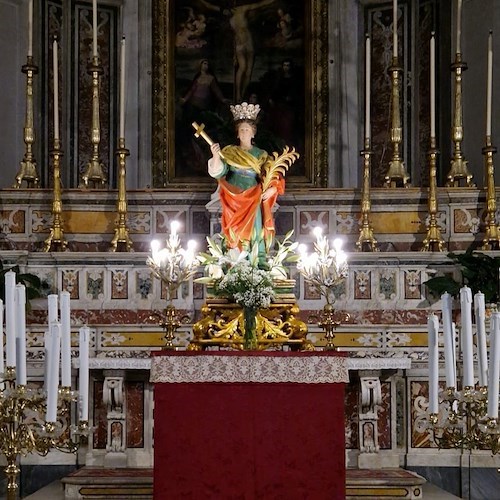 Minori in festa per Santa Trofimena: 5 novembre si ricorda il ritrovamento del corpo sul litorale /PROGRAMMA