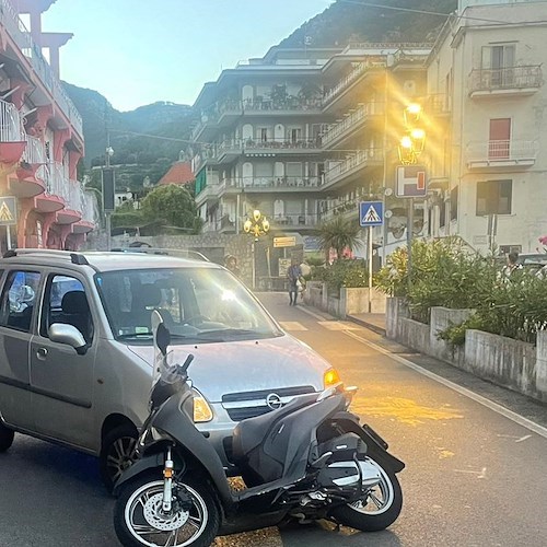 Minori, incidente sulla Statale Amalfitana. Nessun ferito