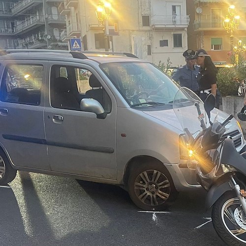 Minori, incidente sulla Statale Amalfitana. Nessun ferito