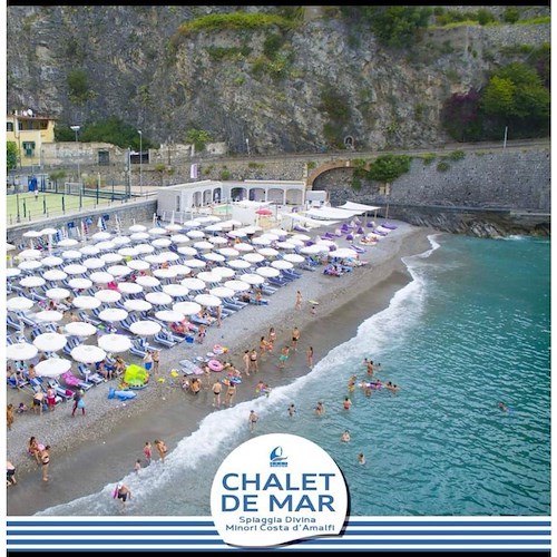Minori introduce il servizio spiaggia gratuito per i residenti presso lo Chalet de Mar