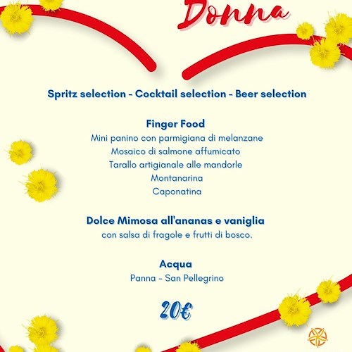 Minori, l’8 marzo al bistrot di Sal De Riso è “Dolcissimamente Donna” 
