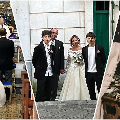 Minori, Rino e Rosa festeggiano 25 anni di matrimonio e brindano all’amore eterno
