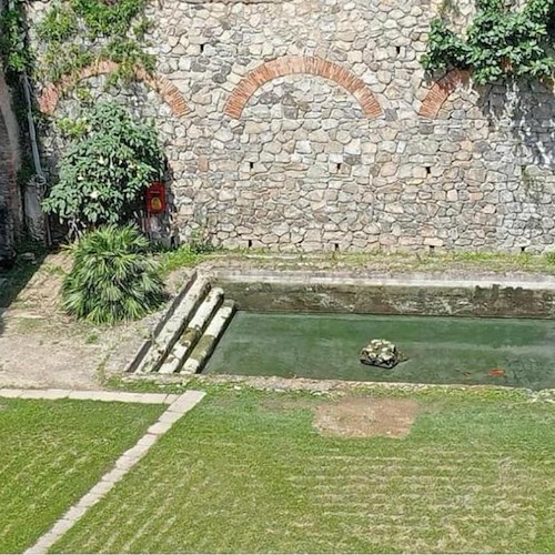 Minori, svuotata e sanificata vasca della Villa Romana