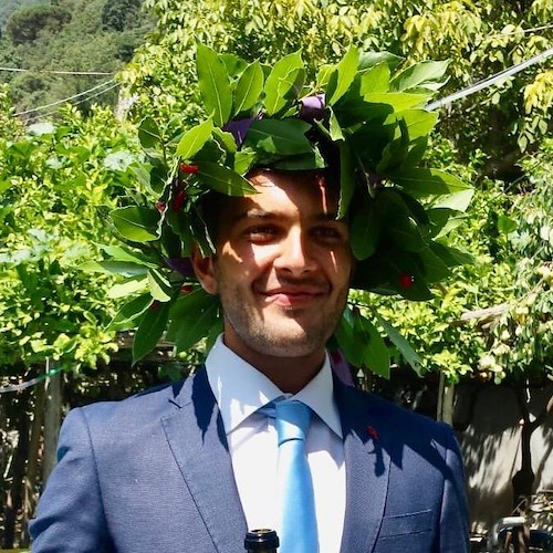 Minori, Vittorio Ruocco dottore in Scienze Internazionali e Diplomatiche da 110 e lode 