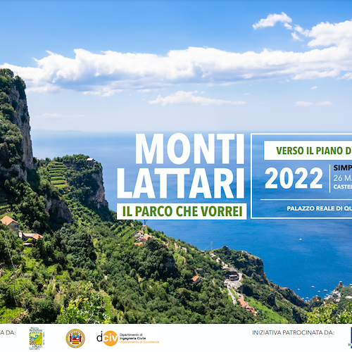 “Monti Lattari. Il parco che vorrei”, 26 marzo un simposio per la redazione di un rinnovato strumento di pianificazione
