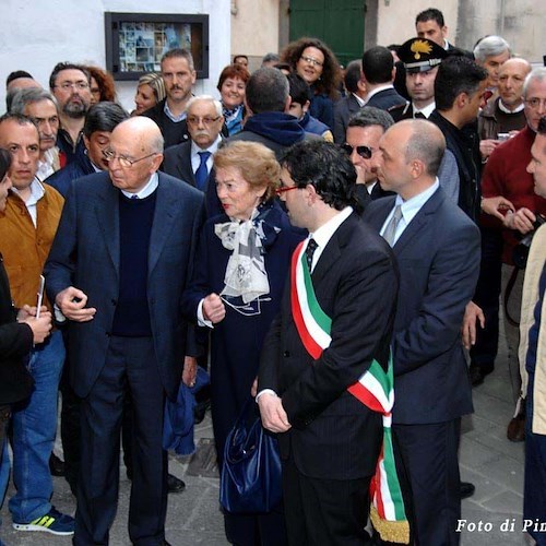 È morto Giorgio Napolitano, due volte Presidente della Repubblica. Nel 2010 ebbe a Minori il Premio di Letteratura Enogastronomica