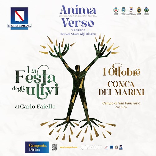 Musica, danza, teatro e gastronomia a Conca dei Marini: 1° ottobre c'è “La festa degli ulivi”
