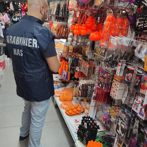 N.A.S. di Salerno, intervento a tutela dei consumatori in occasione di Halloween