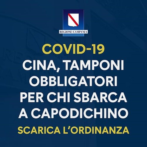 Napoli, Capodichino: tamponi obbligatori per chi arriva dalla Cina