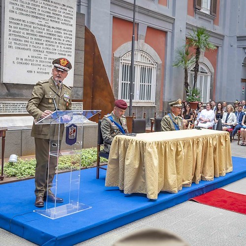 Napoli, Generale Tota va in quiescenza. Giovanni Maria Iannucci è il nuovo comandante delle Forze Operative Sud /VIDEO