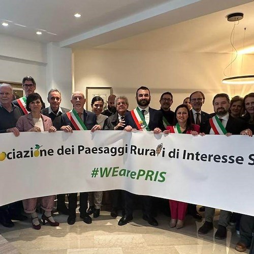 Nasce l’Associazione dei Paesaggi Rurali di Interesse Storico: Amalfi c'è