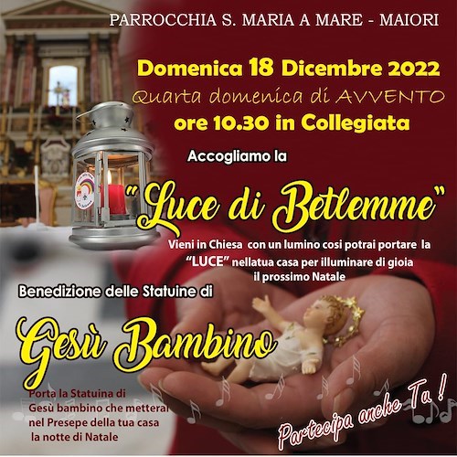 Natale a Maiori, il programma religioso nella Parrocchia di Santa Maria a Mare