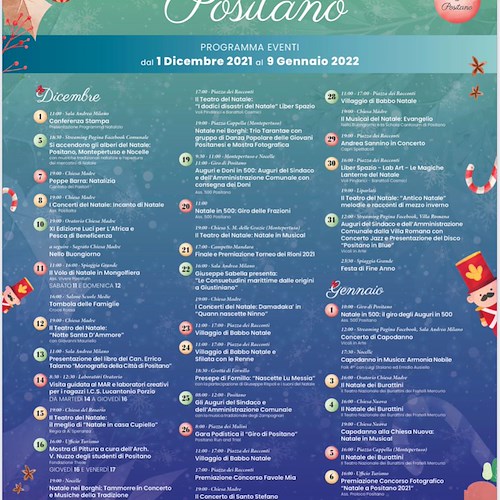 "Natale a Positano" è un ricco calendario di eventi che vede protagonisti i bambini