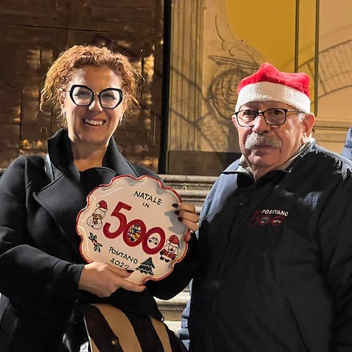 Natale in 500 a Positano. Il tour da Amalfi a Maiori /foto