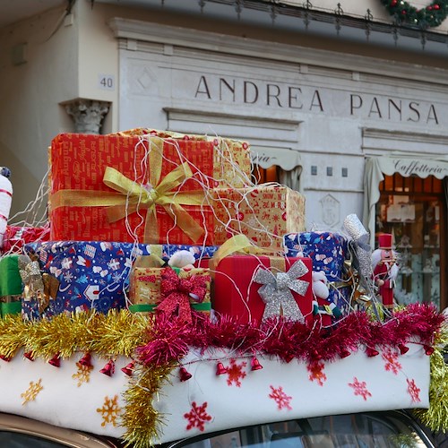 Natale in 500 a Positano. Il tour da Amalfi a Maiori /foto