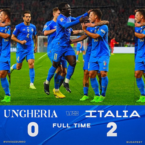 Nations League: l’Italia batte l’Ungheria e passa alle Final Four