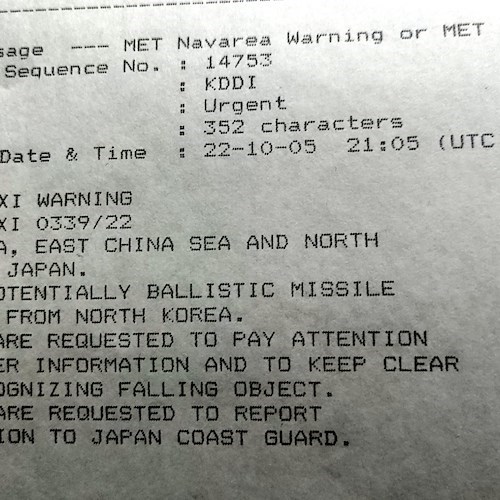Navigare nello Stretto di Taiwan, area di grandi tensioni internazionali