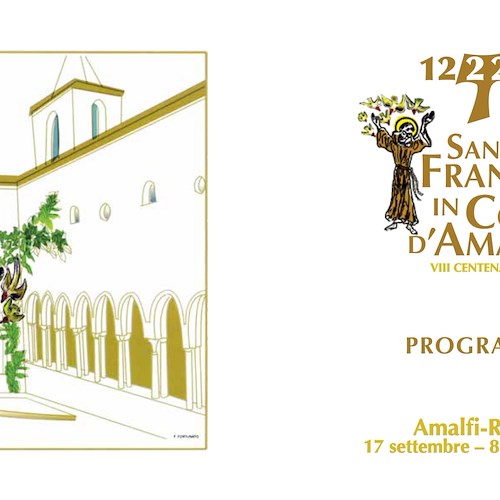 Nel 1222 San Francesco d'Assisi passò dalla Costa d'Amalfi: ecco gli eventi per commemorarne l'ottavo centenario