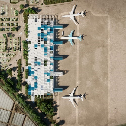 Nell’Aeroporto Salerno-Costa d’Amalfi la ceramica di Vietri sul Mare, secondo l’architetto Femia sarà «un paesaggio nel paesaggio»