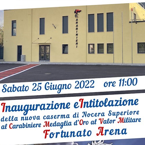 Nocera Superiore intitola la nuova caserma a Fortunato Arena, carabiniere ucciso a 23 anni da un latitante di camorra