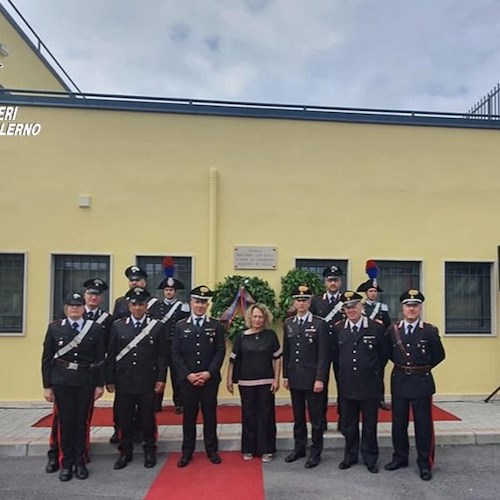 Nocera Superiore, piazzale interno della Stazione dei Carabinieri intitolato alla memoria del brigadiere Francesco De Angelis