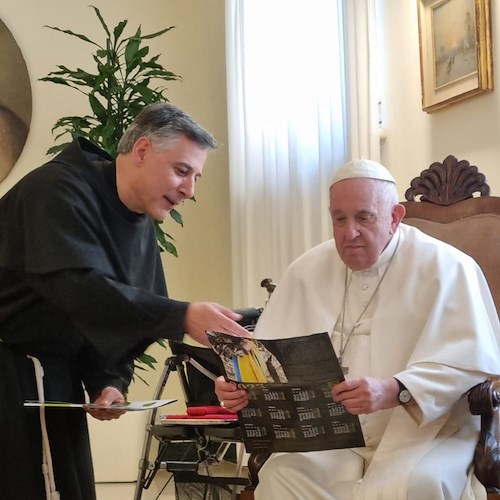 Padre Enzo e Papa Francesco
<br />&copy; Padre Enzo Fortunato